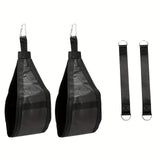 Hanging Ab Straps for Pull Up Bar & Abdominal Muscle Building, Rip Resistant and Padded Arm Support for Ab Workout