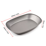 TOMSHOO Titanium Serving Platter Lightweight Camping Baking BBQ Plate Tray for Salad Pasta Snac Cookies