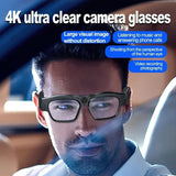 4K Bluetooth HD Video Driving Record Cycg Mini Camera Wireless Music Call Smart Glasses