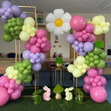 149pcs Fairy Balloon Wreath Arch Set, Bow, Mushroom Balloon, Fairyland Shower Supplies, Princess Themed Party Decoration