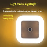 LED inserted into intelligent dusk to dawn sensor, bedroom, bathroom, staircase, kitchen corridor night light