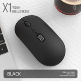X1 Wireless Computer for Laptop with Battery Level Visible Rechargeable 2.4G Portable USB Mouse Silent Click Windows