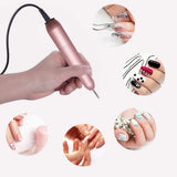 USB Electric Nail File Nail Sander Professional Nails Manicure Machine Manicure Pedicure Kit for Salon and Home Nail Art Tools