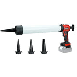 Cordless Caulking 20oz/600ml Electric Sausage Caulk Gun 4 Adjustable Speeds Anti-Drip for 18V Battery (No Battery)