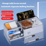 5.5/6.5/8mm Infrared Electric Cigarette Rolg hine Dual Tobacco Filg Bin Roller Injector Make DIY Smoking Accessories