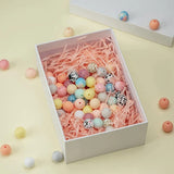 15 Mm Silicone Keychain Bracelet Round Beads, For Jewelry Necklace Home Decor DIY Craft Supplies