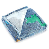 Glow In The Dark Kids, Toddler Blanket Boys, Dinosaur Gifts For Boys/Kids(A) Durable
