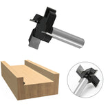 1/2" Shank Woodworking Milling Cutter Surface Planing Bottom Cleaning Router Bit