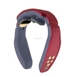 Electromagnetic pulse pain relief deep tissue cervical spine massage remote control neck massager