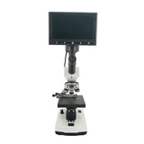 1600X Professional Blood Cells Digital Biological Lab Microscope Constant Temperature 7inch Screen Electronic Eyepiece 110-240V