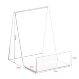 8 Pack Acrylic Stand, Clear Easel Display, Book Holder, Display Stand for Album,CD,Picture,Plate