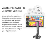 2-in-1 USB Document Camera & Book Webcam - Auto Focus, 8 Mega-pixel HD, A3 Scanning, LED Light Scanner for Live Teachers