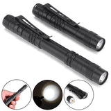 Portable strong light mini pencil shaped flashlight, size 7, two flashlights