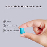 Soundproofing Earplugs Work Noise-proof Sponge Sports Noise-cancelg Sleep Memory Foam Mute Portable