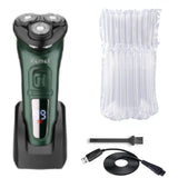 Kemei 2805 Waterproof Electric Shaver For Men Wet Dry Beard Electric Razor Rechargeable Facial Shaving Machine LCD Dislay