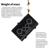 EU/US Portable Dual Mic Inputs Audio Sound Amplifier & Microphone Karaoke Ok Mixer BlackPlug for Company Home Hot Sale