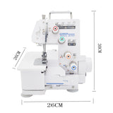 120W Household Four-thread Lock Electric Overlock Sewing hine Small Four-Line 220V