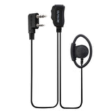 RETEVIS EEK012 K-head dual needle D-type ear hook with adjustable contour and high volume