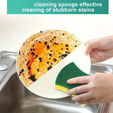 Kitchen cleaning sponge, scratch resistant, 12 packs