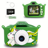 Updated HD Children's Digital Camera With Soft Protective Unicorn Case Toys