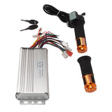 Lithium Battery Modification Kit Bike Brushless Controller 48V with Throttle Grip for  Refitting
