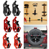 2-4PCS Quick Fist Clamp for Tools Equipment Auto Wall Mounting Brackets Car Trailer RV Boat Accessories Shovel Bracket