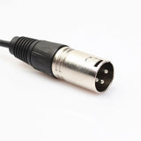 34cm 3Pin XLR 1 Male To 2 Female Audio Extension Cable Microphone Y Audio Splitter Cord Line For Mixer Recorder XLR 3 Pin Male