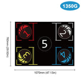 Non-Slip Basketball Dribble Trainer with Shock Absorbing Silent Mat - For All Levels