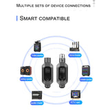 Wired to Wireless Xlr Transmitter Receiver UHF for Audio Mixer Electric Guitar Bass Microphone Transmitters Receivers