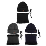 Heated Beanie Hat Comfortable Heated Hat USB Rechargeable for Snowboarding for Winter Skiing