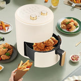 Compact Temperature Control Cooker Electric Hot Oven Air Fryer Basket for Bakes Crisps Reheats Roasts Kitchen