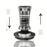 1pc Double Spring Coffee Tamper 30 Ib Coffee Powder Hammer 51/53/58MM Italian Coffee Powder Press Coffee Tools Barista Tools
