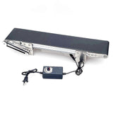 Compact Mini Desktop Conveyor Belt AC 100-240V for Small Assembly Lines, Adjustable Speed & Durable Build500mm Length