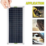 220V Solar Power System 30W Solars Panel+1000W Inverter with Controller USB Charging Kit for Home Grid Camping Hiking, Traveg