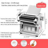 Household Pasta Noodles Maker Stainless Steel Noodle Cutter Electric Automatic Dough Rolg Dumpg hine