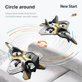 2023 New V17 2.4g Drone Gravity Sensor Remote Control Aircraft Glider Children's Birthday Christmas Gift