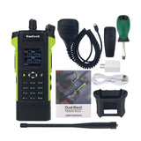 APX-8000 12W Band Walkie Talkie Radio VHF UHF Handheld Transceiver with Dual PTT Duplex Working Mode
