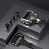 New Fascial Muscle Relaxing Vibration Massager Low Noise Multifunction Massage-Head and Belt Body Relaxer Massage Gun