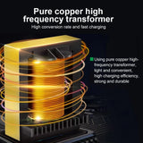12V 24V 260W Car Charger Pulse Repair Intelligent Battery Charging Motorcycle SUV Truck Smart LED Display High Power