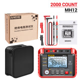 Ground Resistance MH12 Insulation Resistance Meter Voltmeter Ohm Voltage Tester Digital Meter Digital Megohmmeter