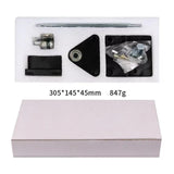 2024 Woodworking Adjustable Punch Locator Hole Drill Alloy Steel Drilg Template Guide Tool