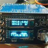USDX SDR Transceiver All Mode 8 Band Receiver HF Ham Radio QRP CW Transceiver Built-in ATU-100 Antenna Tuner Dual OLED