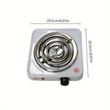 1pc, Household Temperature Controlled Electric Stove, Single Hair Heat Pipe Electric Heating Plate