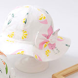 Spring And Autumn Thin Female Baby Big Brim Sunscreen Summer Sun Hat Suitable For Children Aged 1-3
