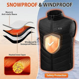 21 Areas Self Heating Winter Adjustable Temperature USB Heater Camping Jacket Thermal Vest Body Warmer Coat