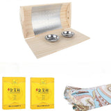 Medical Wooden Pillow Warms Moxibustion Apparatus Lumbar Cervical Spine Portable Hot Compress Necks Pillows