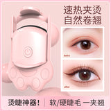 Cat's Paw Eyelash Perm Coil Electric Ironing Eyelash Curler Curly Long Lasting Shaping Press Type Eyelash Curler