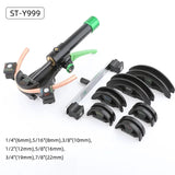 Manual Hydraulic Copper hine DSZH ST-Y999 Air Conditioning Bending Tool 6-22mm Combination Pipe Bender Set