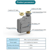 Tuya Zigbee Watering Timer Smart Sprinkler Drip Irrigation System Built-in Flow Recorder Water Controller