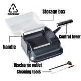 Hydraulic 5.5/6.5/8mm Cigarettes Roller hine with Storage Tobacco Box HK-1 Cigarette Injector Maker DIY Smoking Accessories